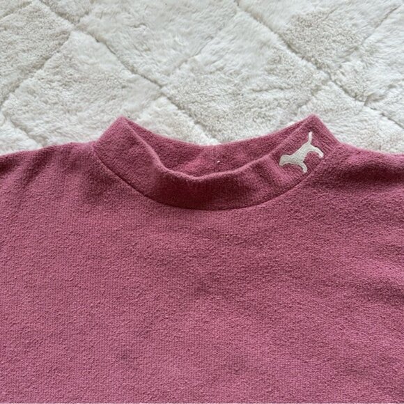 Victoria’s Secret PINK | Mauve Stadium Mock Neck Pullover | Size Small - Picture 4 of 9